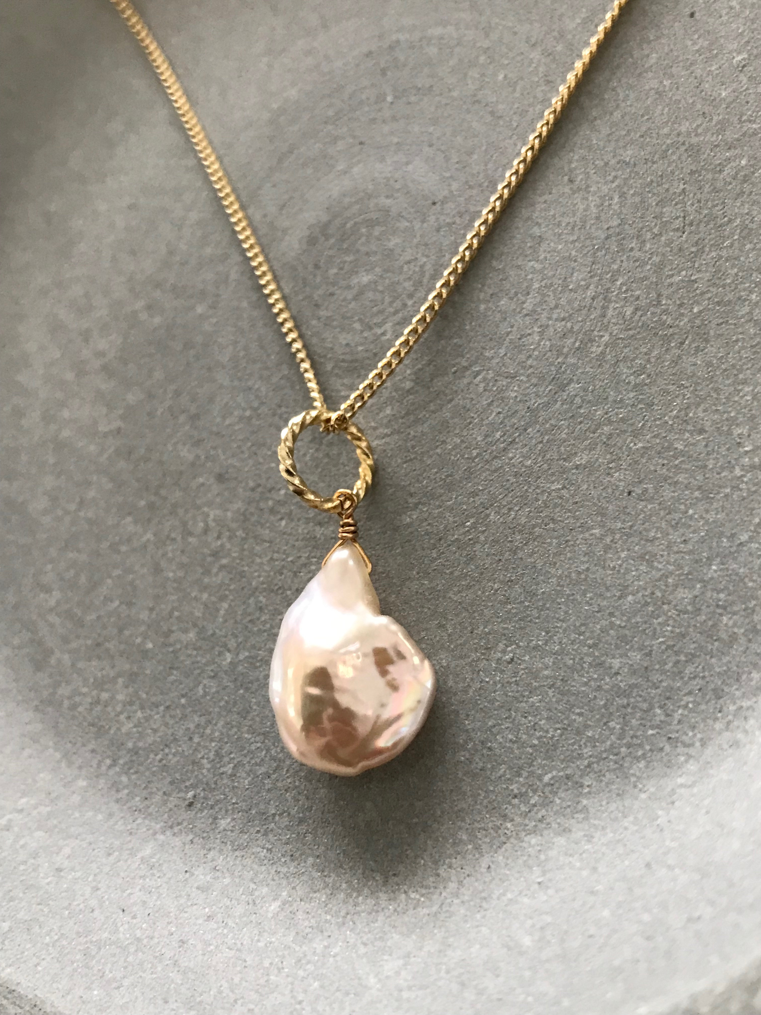 ペンダントトップ 琵琶湖パール 美品
