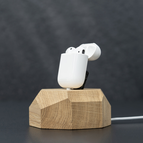 iPhone充電器  AirPods充電器  木制的蘋果充電器 生日禮物 Apple充電器 第10張的照片