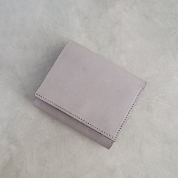 三つ折り財布・イタリアンレザー・ GLAY 2枚目の画像