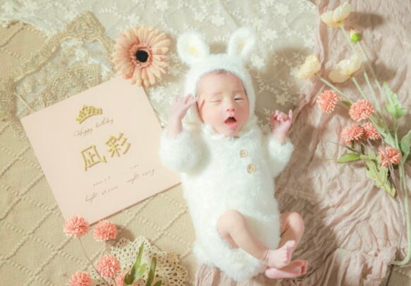 木の命名書＊立体文字 4枚目の画像