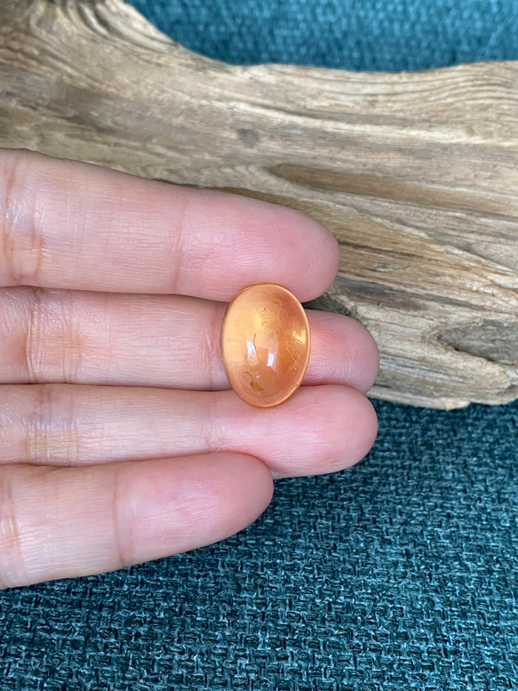 High-Grade & High-Dome シトリン ルース 01  天然石 天然色 2枚目の画像