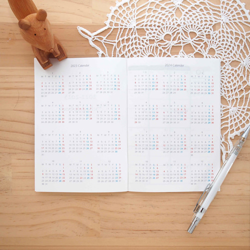 ドット柄 2023スケジュール帳 ♡ 【公式通販】