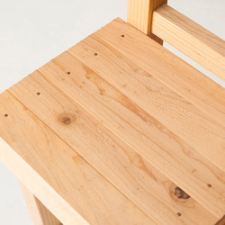 【イス】木の子ども椅子ーナチュラル家具 キッズチェア 6枚目の画像
