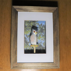 フクロウの壁掛けA 5枚目の画像