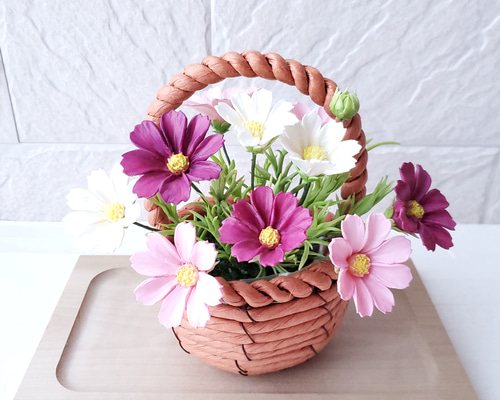 クレイフラワー　桜草 ☆クレイフラワー作品（春の訪れ・桜草ー2）☆ | iichi 日々の