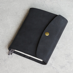 ほぼ日手帳　本革カバー　2018年12月にほぼ日ストアにて購入　色ネイビー 送料無料】ほぼ日手帳カバー 本革【サックスブルー】 | 革とミルク