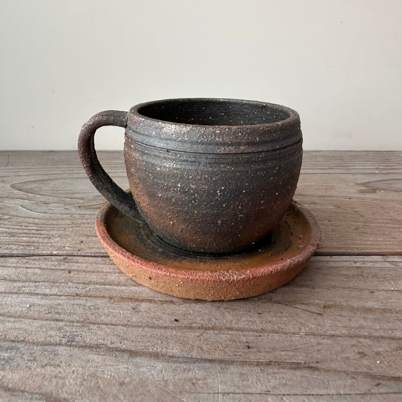 コーヒー焼 植木鉢 (coffee cup) 3号 4枚目の画像