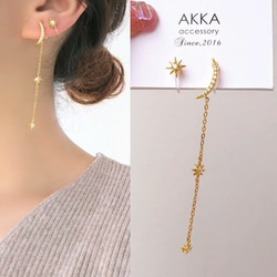 ほしの様 イヤリング8点　ヘアクリップ2点 PEARL CLIP CHAINHOOP PIERCED EARRINGS(2SP0880)SV925 ピアス