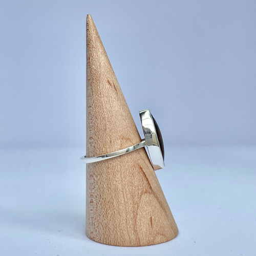 アンモライト シルバーリング アンモライトのシルバーリング 11号 silver925 天然石 化石 ネックレス