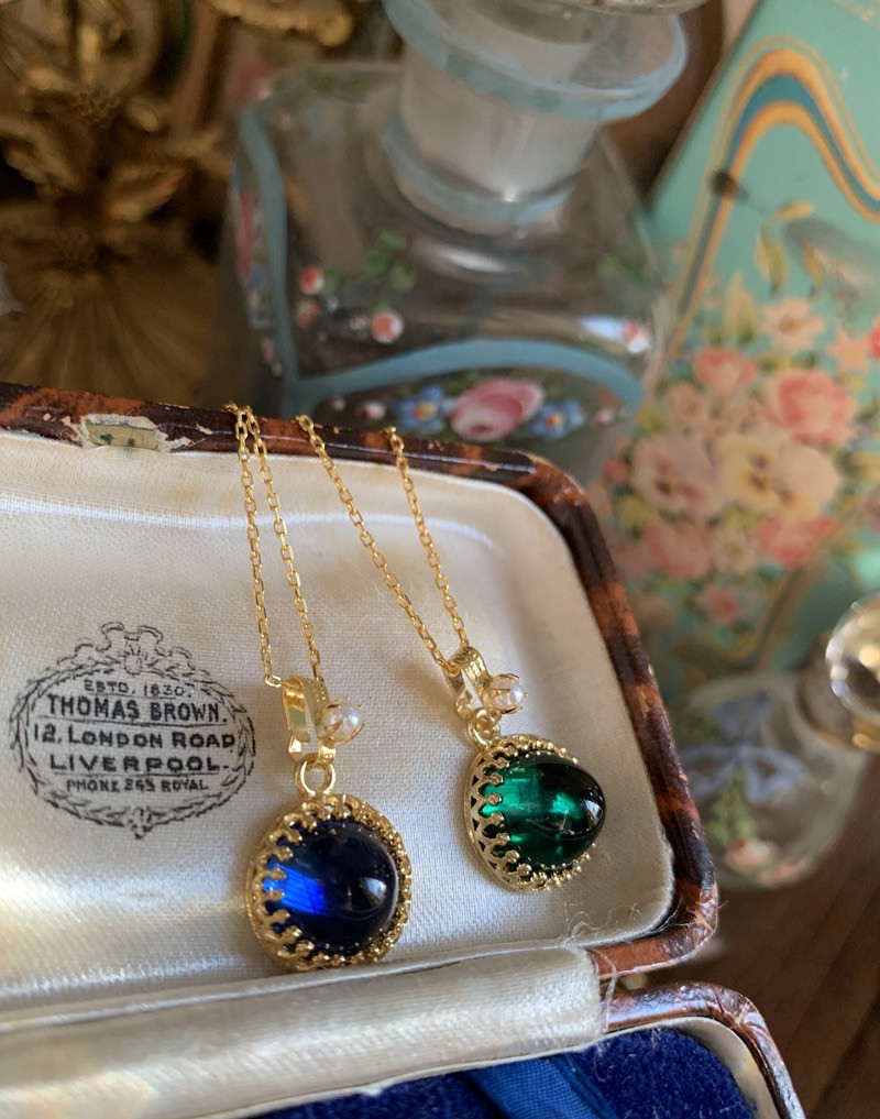 オアシス ウエスタン ヴィンテージ エメラルド グリーン キラキラ ガラスストーン ネックレス 緑 オアシス ウエスタン ヴィンテージ エメラルド グリーン キラキラ ガラスストーン ネックレス 緑