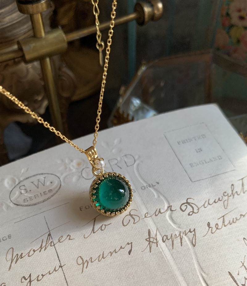 オアシス ウエスタン ヴィンテージ エメラルド グリーン キラキラ ガラスストーン ネックレス 緑 オアシス ウエスタン ヴィンテージ エメラルド グリーン キラキラ ガラスストーン ネックレス 緑