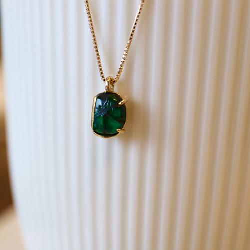 専用JC283☆高級 トラピッチェエメラルド0.25ct Dネックレス鑑付