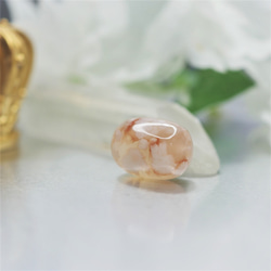 天然石　高品質　桜瑪瑙（さくらめのう）　天珠　1個　18ｍｍ　再販 1枚目の画像