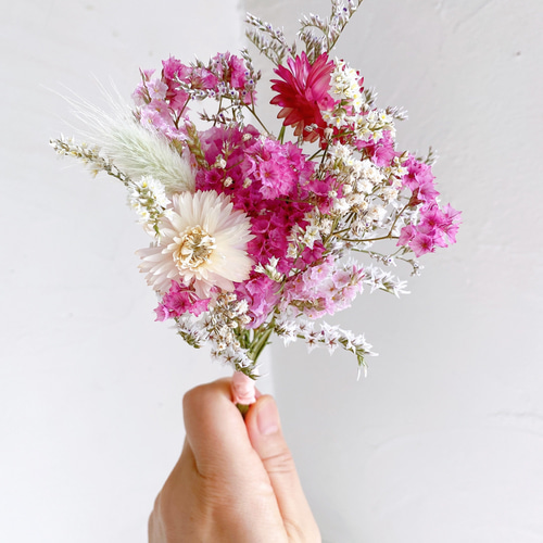 ドライフラワー ミニブーケ ダーズンフラワー ダズンフラワー