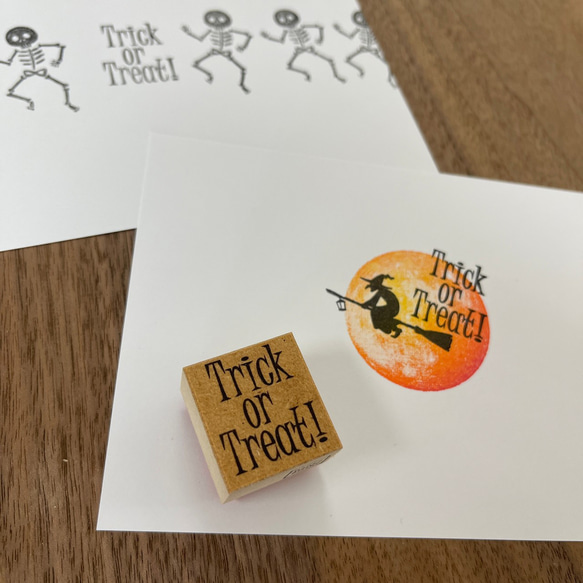 【Halloween】Trick or Treat！ 文字スタンプ 1枚目の画像
