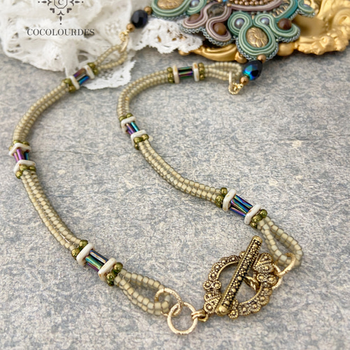 ソウタシエ エキゾチックなネックレス(グリーン) ネックレス