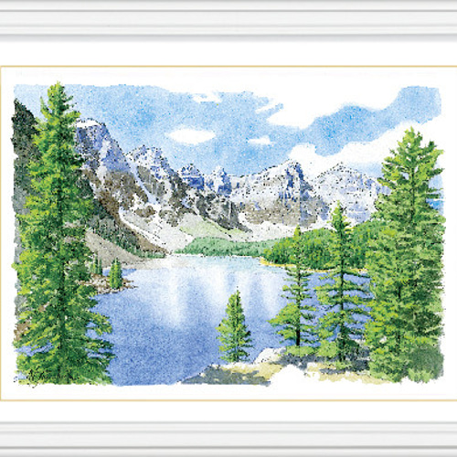 ロナルド・グレッグ、トレィニーの花、希少画集画、風景、自然