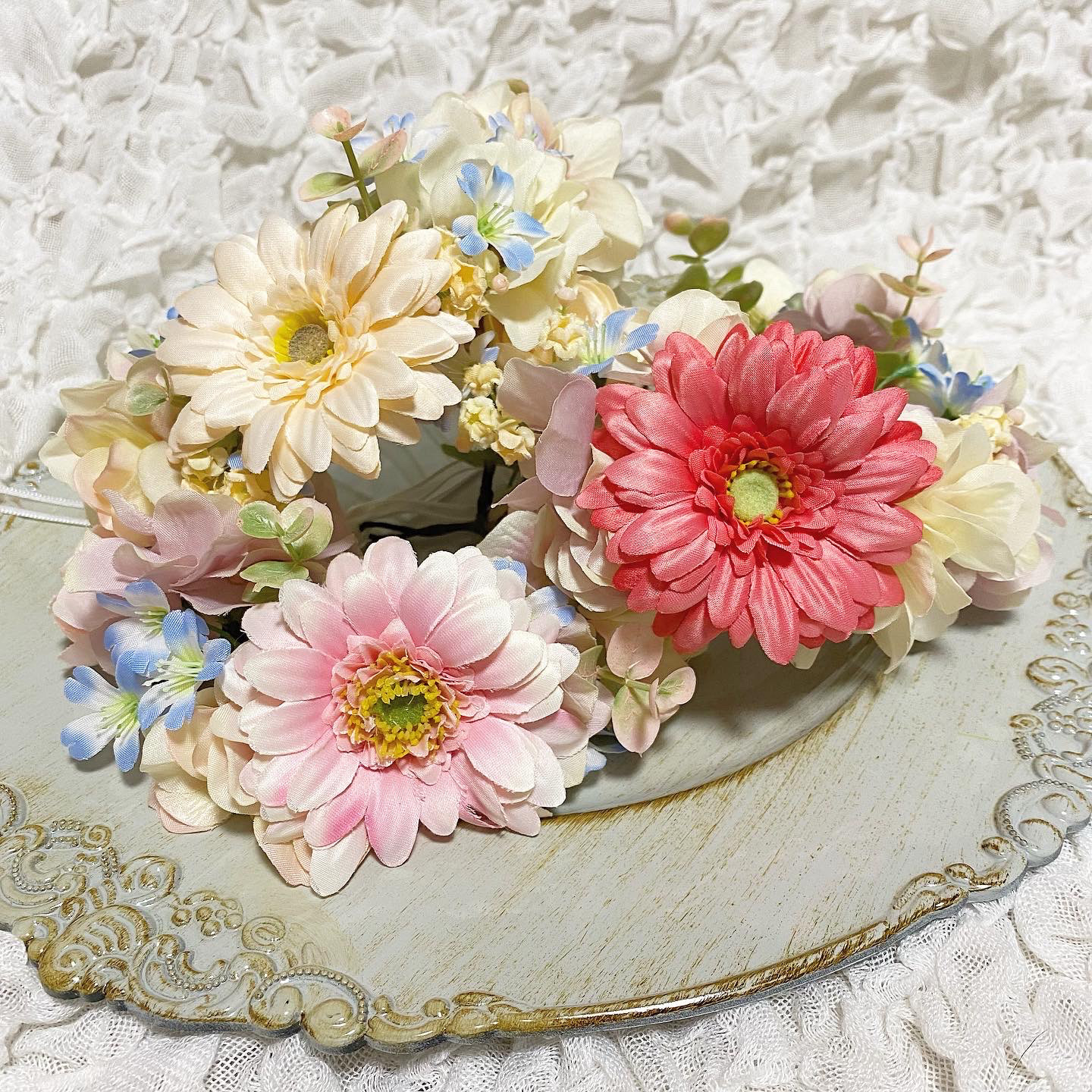 【オーダーメイド】花冠、ヘアオーナメント