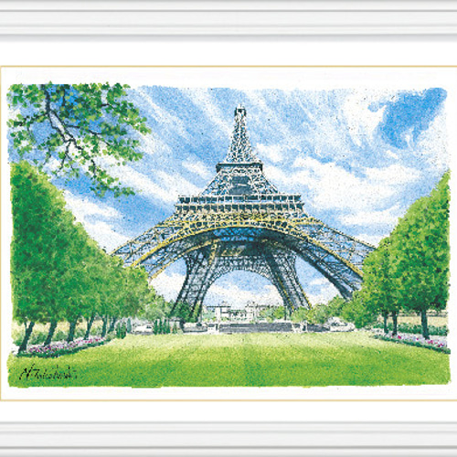 原画#2223 エッフェル塔 パリ フランス 水彩画 ドローイング 原画#2223 エッフェル塔 パリ フランス 水彩画 ドローイング