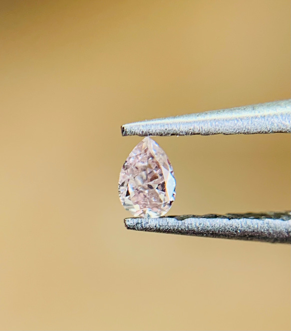 天然　ピンクダイヤモンド　ルース　ファンシー　0.055ct 宝石 5枚目の画像