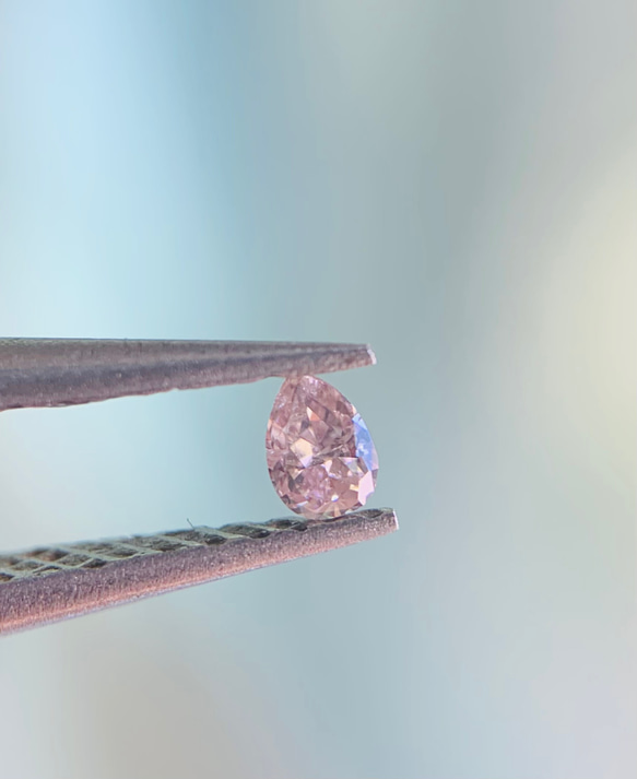 天然　ピンクダイヤモンド　ルース　ファンシー　0.055ct 宝石 1枚目の画像