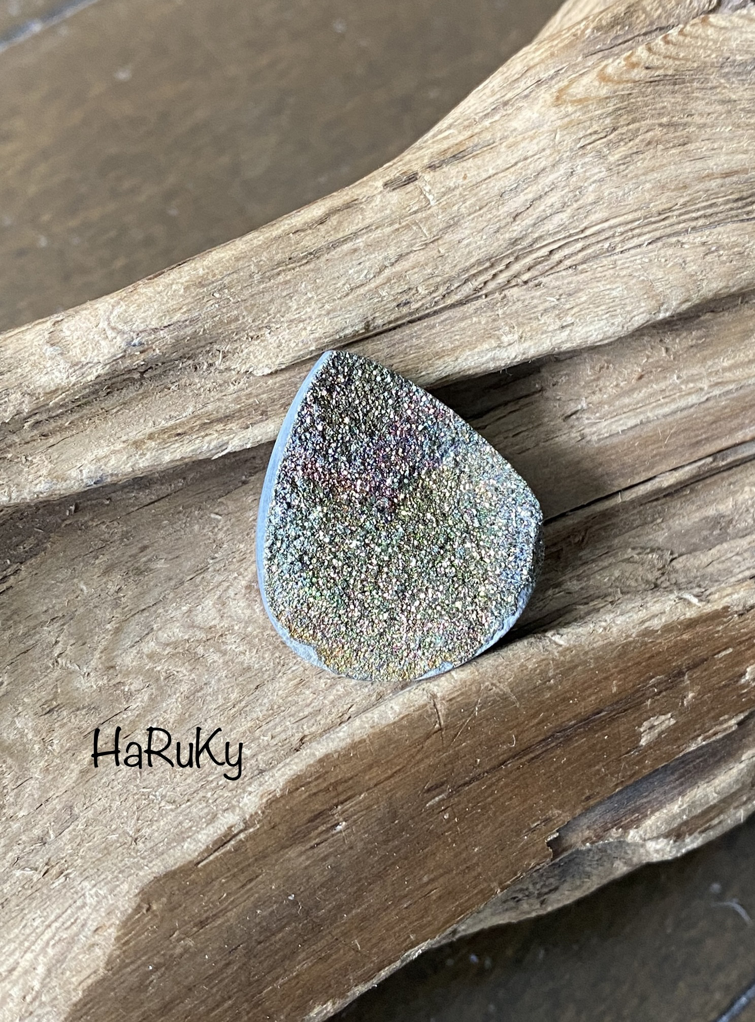 スペクトロパイライト/レインボーパイライト・ドゥルージー✨ パイライト ルース 01  天然石 天然色