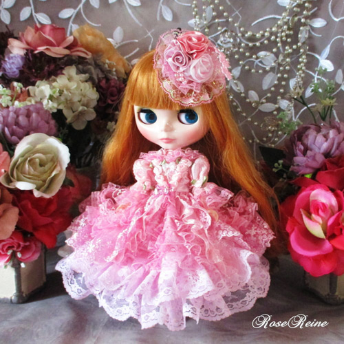 soldロリータロマンス キュートな薔薇とパールのフワフワエアリー