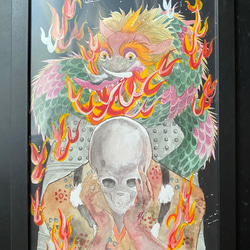 【原画販売】水彩画『帝江』 it-680f75db21e4b-1200.jpg