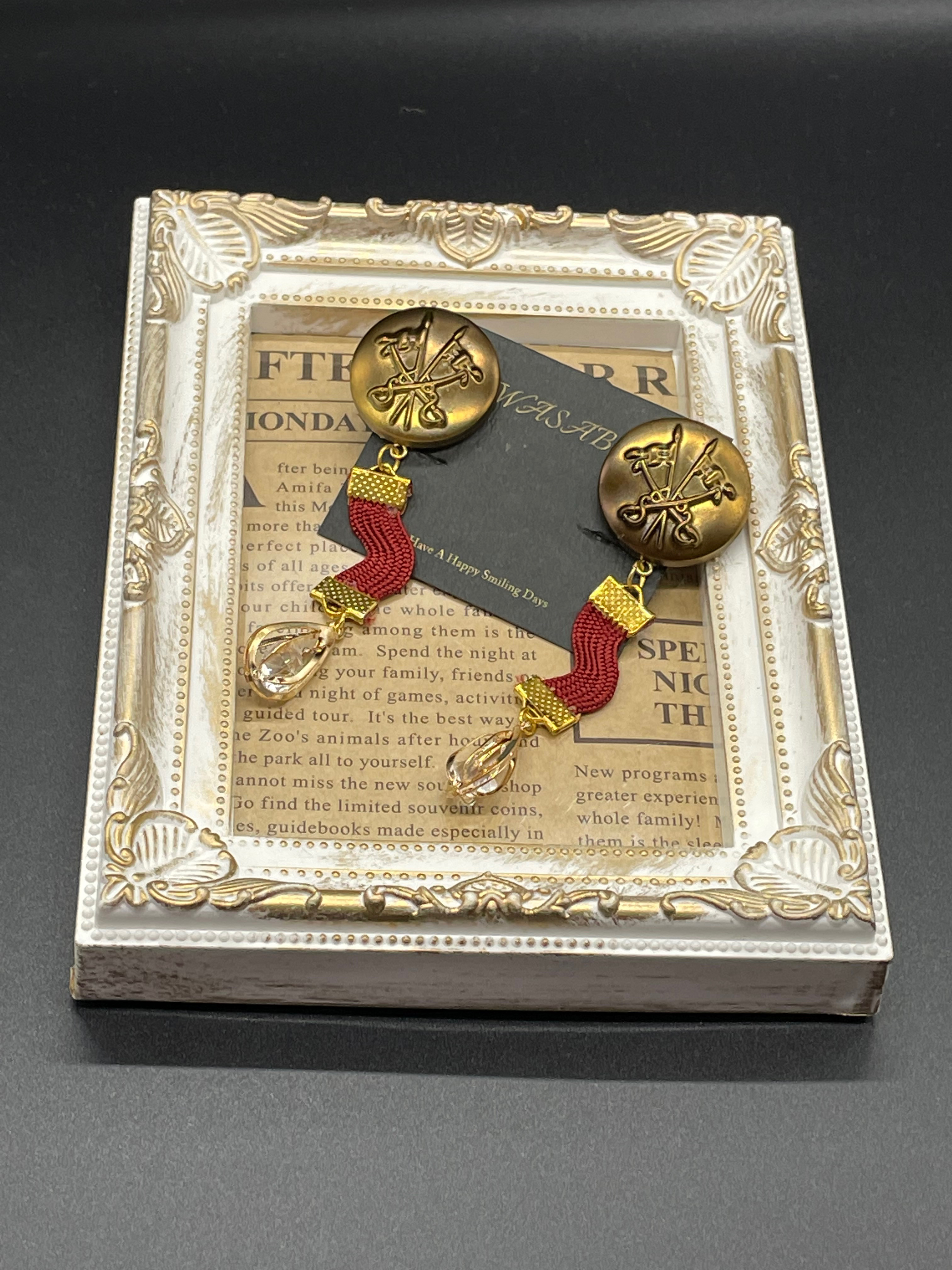 エレガントなベネチアン風イヤリング