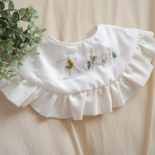 aoi 様　刺繍入りフリルスタイ aoi 様 刺繍入りフリルスタイ