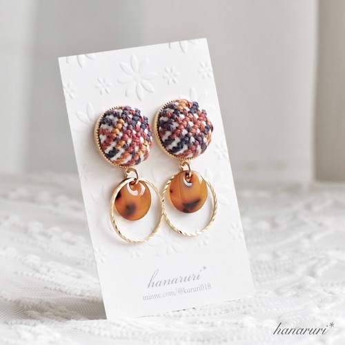 Sézane セザンヌ ピアス べっ甲柄 Sézane セザンヌ ピアス べっ甲柄 Sézane セザンヌ ピアス べっ甲柄