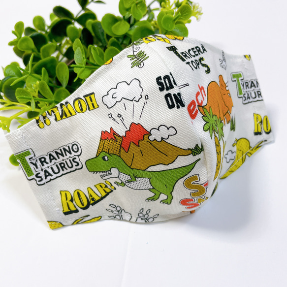 ハンドメイドインナーマスク子供用3枚マイクラ風 昆虫VS恐竜 ハンドメイドインナーマスク子供用3枚マイクラ風 昆虫VS恐竜 マスク