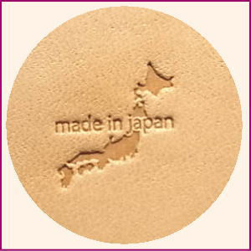 MadeinJapanの刻印付き】ミニ長方型・長丸型 20枚/本ヌメ革タグ 穴開け 