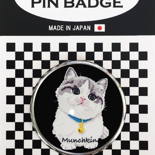 猫ピンバッジ マンチカン 37P3169 猫バッジ 猫ピンズ ピンズ猫 猫ピンバッジ マンチカン 37P3169 猫バッジ 猫ピンズ ピンズ猫