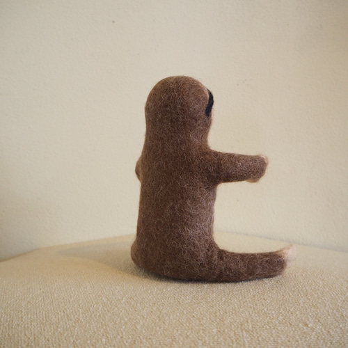 羊毛フェルト ぬいぐるみ かわいい なまけもの ナマケモノ フェルト