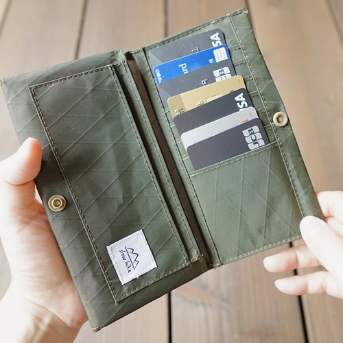 未使用8.3万 bagjack コーデュラ 長財布 パスポートウォレット カーキ 未使用8.3万 bagjack コーデュラ 長財布 パスポートウォレット カーキ