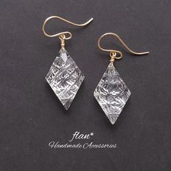 １４kgfK2カービングピアス・イヤリング 14kgfK2カービングピアス・イヤリング