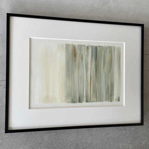 原画/和風/禅/絵画/アート/抽象画/モダン/ホテル/ホワイト/ゴールド