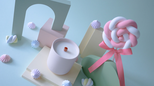 unicorn - FANTASY/dreamy tale series | scented candle | ~40h 2枚目の画像