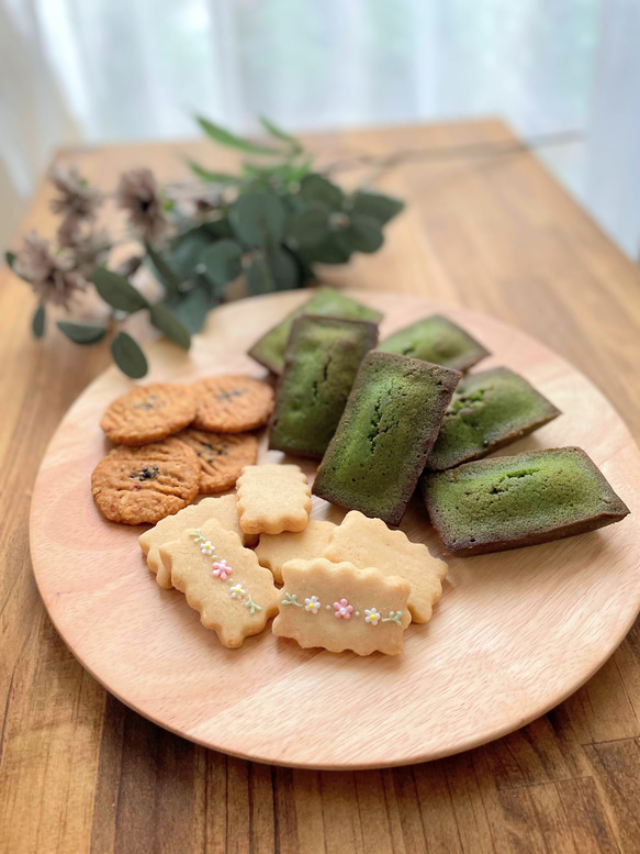 こだわり和素材の焼き菓子ギフト／宇治抹茶のフィナンシェ／石垣の塩ちんすこう／名古屋のみそクッキー 1枚目の画像