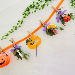 手作りキット＊可愛いハロウィンガーランド＊YouTubeにて作り方説明  