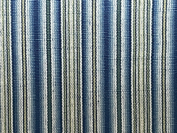 伝統織物 小倉織 ■つゆくさ■ころんとリングG 6枚目の画像