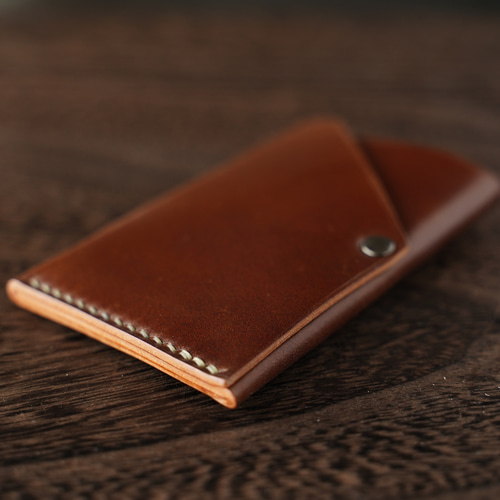 オイルコードバン 「モノリシック」カードウォレット レーデル