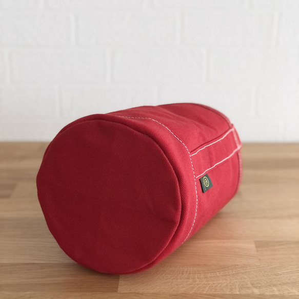 《受注製作》"bucket bag" red × red 4枚目の画像