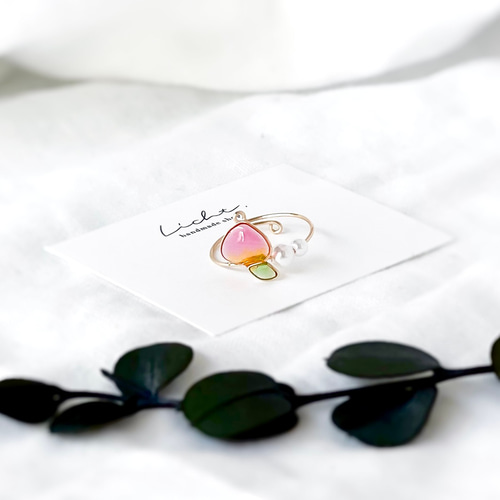 Peach！- 桃のワイヤーリング 指輪・リング Tsukiuni／ツキユニ 通販