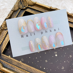 19】オーダー ニュアンスネイル NEW OPEN お月見ネイル 韓国ネイル