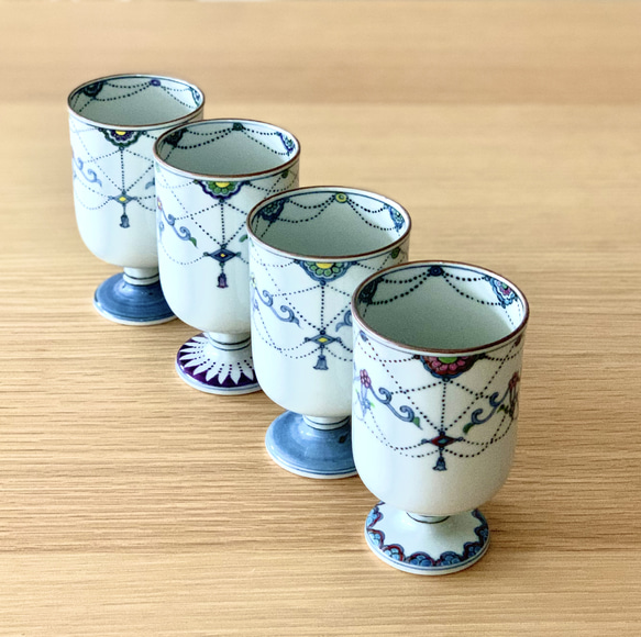 中古 陶器製 焼酎グラス？ 清水焼？ bdc2b7d5cab58d3f716a2a47ab6161