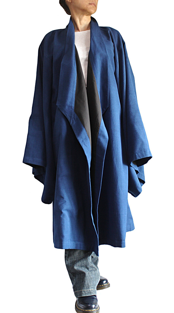 ジョムトン手織り綿着物法衣ローブ（JFS-169-03） 8枚目の画像
