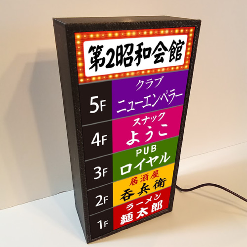 飲食店 テナント 雑居ビル 昭和レトロ ネオン街 スナック 居酒屋