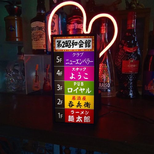 飲食店 テナント 雑居ビル 昭和レトロ ネオン街 スナック 居酒屋